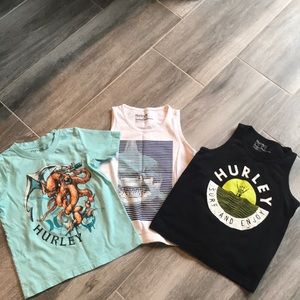 Boys Hurley shirts